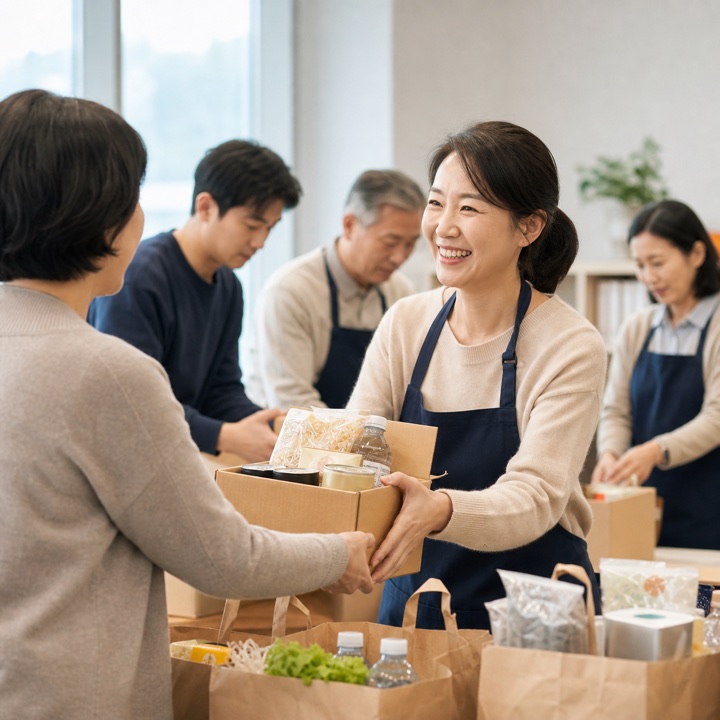 봉사자들