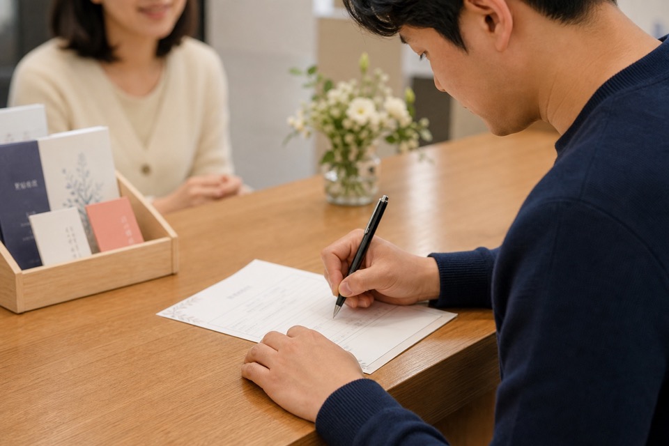 새가족 등록카드